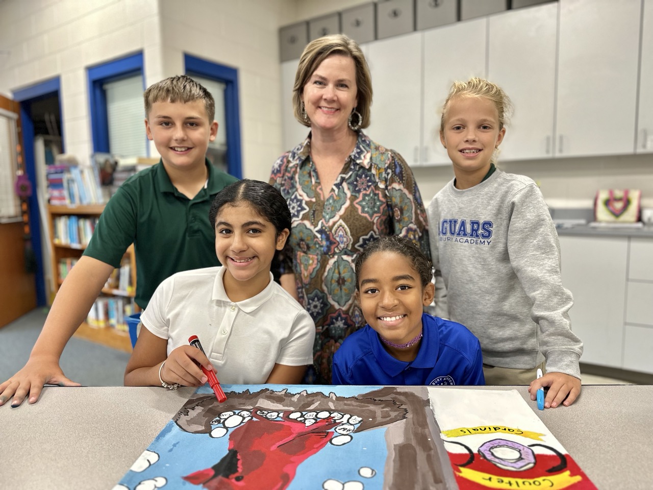 Beverly Fowler and students 8-26-25 Large